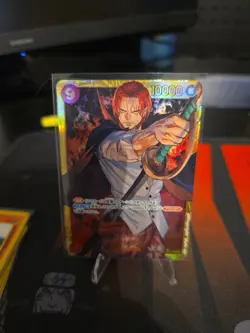 Shanks OP01-120 Secret SEC ROMANCE DAWN ONE PIECE Card Game Japanese TCG - Image 1