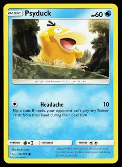 Psyduck 26/181 Common Team Up Pokemon Card - Image 1