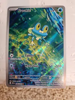 Chaos Rising Froakie Pokemon TCG Card Illustration Rare Holo Foil Nm - Image 4