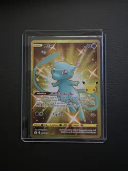pokemon tcg celebrations Golden mew 25/25 Gold card - Image 1