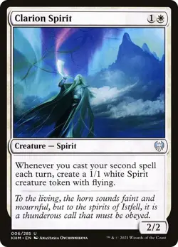 NM - Clarion Spirit [KHM - 6] Kaldheim - Image 1