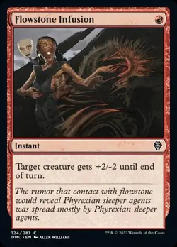 FLOWSTONE INFUSION X4 (ONE IS FOIL!) *DOMINARIA UNITED* - Image 1