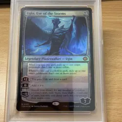 PSA 10 Gem Ugin, Eye of the Storms Promo Pack: Tarkir: Dragonstorm Foil #001 - Image 2