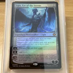 PSA 10 Gem Ugin, Eye of the Storms Promo Pack: Tarkir: Dragonstorm Foil #001 - Image 4