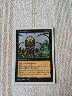 Wizards of the Coast Necropotence Enchantment Black English 1997 - Image 1