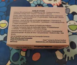 MTG Secret Lair Commander Deck Goblin Storm SEALED IN HAND - Image 2
