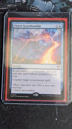 Fierce Guardianship Near Mint Commander Masters Magic: The Gathering - Image 3