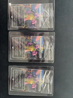 3 X - THANOS Magic the Gathering PSA Magazine Promo Swords to Plowshares Marvel - Image 1