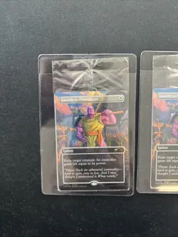 3 X - THANOS Magic the Gathering PSA Magazine Promo Swords to Plowshares Marvel - Image 3