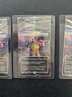 3 X - THANOS Magic the Gathering PSA Magazine Promo Swords to Plowshares Marvel - Image 4