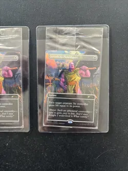 3 X - THANOS Magic the Gathering PSA Magazine Promo Swords to Plowshares Marvel - Image 5
