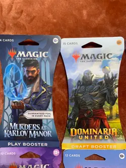 9 x Magic The Gathering Sealed Booster Pack Lot Collection - Image 2