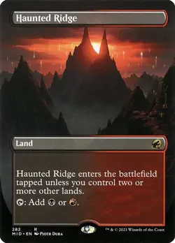 Haunted Ridge - MID - NM - Magic The Gathering - MTG - Image 1