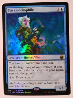 Triskaidekaphile MTG, Innistrad: Midnight Hunt, Foil, Rare, NM - Image 1