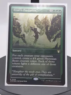 Ezuri's Predation (Foil Etched) Commander Masters Foil - Image 1