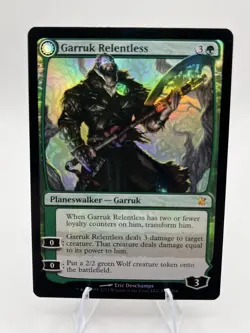 Garruk Relentless *Foil* - Innistrad - MTG Magic the Gathering - NM / M - Image 1