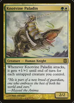 1x Knotvine Paladin Alara Reborn LP MTG Magic the Gathering - Image 1