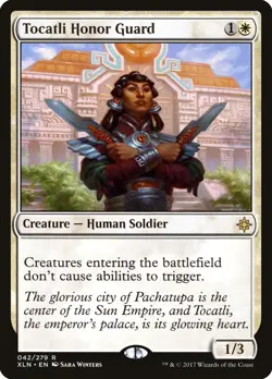 Tocatli Honor Guard FOIL Rare Ixalan Magic: The Gathering Near Mint - Image 1