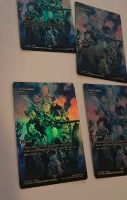 4x Endwalker Borderless FOIL FINAL FANTASY XIV FFXIV FCA Magic the Gathering MTG - Image 2