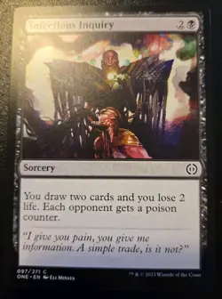 Infectious Inquiry 097/271 Common Phyrexia: All Will Be One Magic: The Gathering - Image 1
