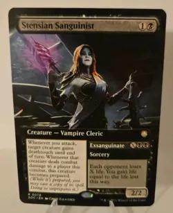 Stensian Sanguinist (Extended Art) MTG Commander: Secrets of Strixhaven Regular - Image 1