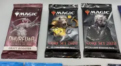 Magic MTG - Lot of 9 Sealed Draft / Play Booster Packs Core 2020 Ixalan Phyrexia - Image 2