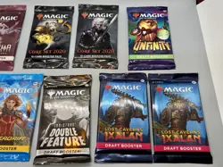 Magic MTG - Lot of 9 Sealed Draft / Play Booster Packs Core 2020 Ixalan Phyrexia - Image 3