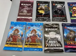 Magic MTG - Lot of 9 Sealed Draft / Play Booster Packs Core 2020 Ixalan Phyrexia - Image 4