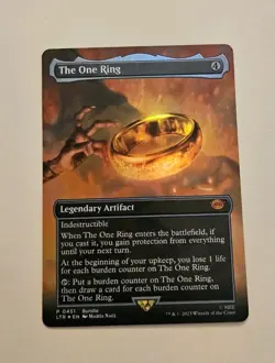 Magic: The Gathering The One Ring LTR 0451 Borderless Promo NM Foil - Image 1