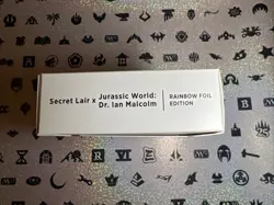 MTG - Secret Lair x Jurassic World: Dr. Ian Malcolm Rainbow FOIL SEALED - Image 2