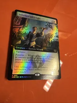 Informed Inkwright - Mtg: Secrets of Strixhaven (SOS). R 0311 *full art - Image 4