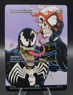 Magic The Gathering: Infernal Grasp #18 Marvel Spider Man (Borderless) - Image 1