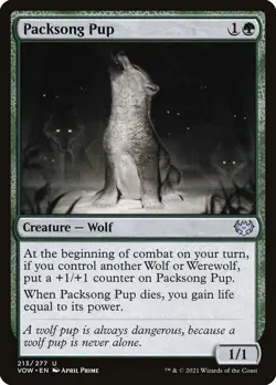 MTG Packsong Pup ** Innistrad: Crimson Vow ** English (NM) - Image 1