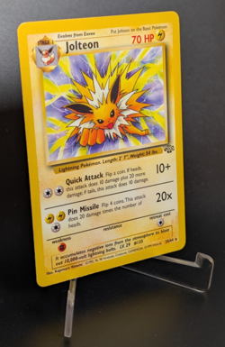 Jolteon - Jungle Non-Holo Rare 20/64 - Pokemon TCG (Vintage WoTC) - LP+ - Image 2