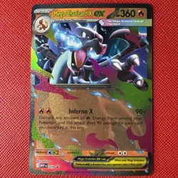 Pokemon Mega Charizard X ex 029 Me: Mega Evolution Promo Holo - Image 2