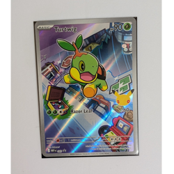 Turtwig 040 MEP Black Star Promo Stamped Holo Pokemon TCG 90 HP Basic Card - Image 1