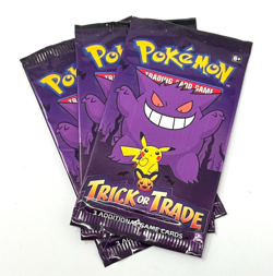 Pokemon TCG Trick or Trade BOOster Lot of 3 Sealed Packs 2023 Halloween Gengar - Image 1