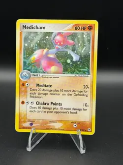 Medicham 10/101 Holo Rare Hidden Legends Pokemon Holo Heavily Played - Image 1