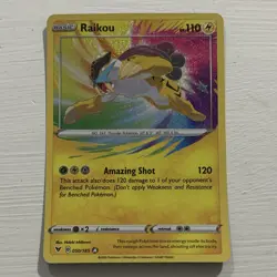 The Pokemon Company Raikou 050/185 Vivid Voltage Amazing Rare Holo English 110HP - Image 1