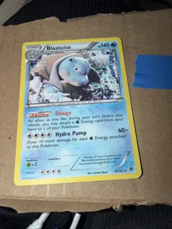 Pokemon Blastoise Holo Rare 16/101 Plasma Blast 2013 English 140 HP - Image 3