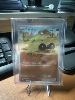 Pokemon TCG Sandile Illustration Rare Black Bolt 135/086 - Image 2