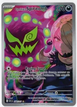 Cynthia's Spiritomb 244/217 Pokemon Me: Ascended Heroes Illustration Rare Holo - Image 1