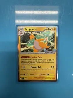 Ampharos - [Staff Stamped] MEP 075 - Chaos Rising Prerelease Promo - Image 1
