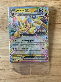 Pokemon Jolteon EX 030/131 Prismatic Evolutions Stamp Promo Sealed - Image 1