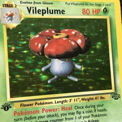 Pokemon TCG 1st Edition Vileplume Jungle 15/64 Holo Rare - Image 3
