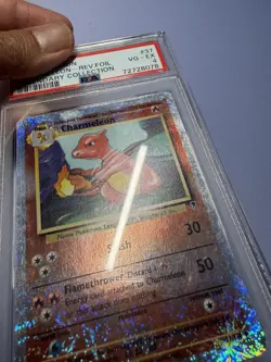 Pokemon Charmeleon 37/110 Legendary Collection Reverse Holo Foil PSA 4 - Image 3