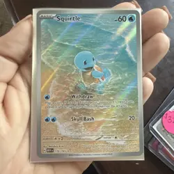Pokemon Squirtle 170/165 Sv: Scarlet & Violet 151 Holo Illustration Rare 60 HP - Image 3