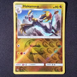 Hakamo-o 99/145 Reverse Holo Uncommon Guardians Rising Pokemon Lightly Played - Image 1