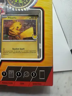 Pikachu 051/162 Pokemon Day 2026 Promo Stamped - BIG SWIRL 🌀 - Image 2