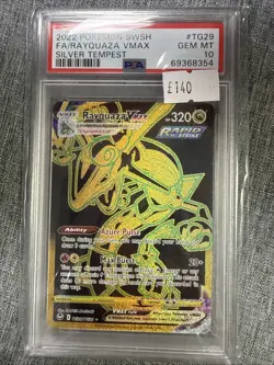 PSA 10 Pokemon TCG Rayquaza VMAX Silver Tempest TG29/TG30 Gem MT - Image 4